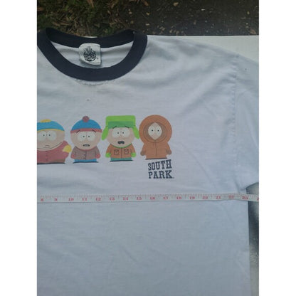 Vtg Southpark Comedy Central ringer tee shirt y2k cartoon Kenny Cartman
