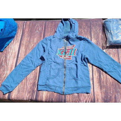 Vintage Reebok Superbowl XLII zip Hoodie