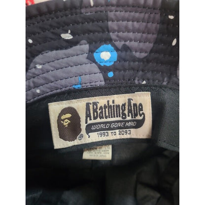 Vtg Bape Space Camo Bucket Hat