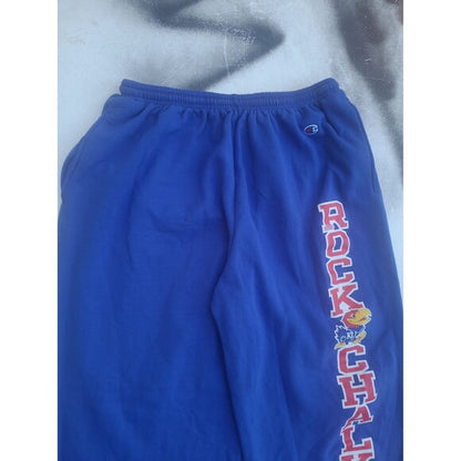 Vintage Kansas Jayhawks RockChalk Sweatpants  wide leg
