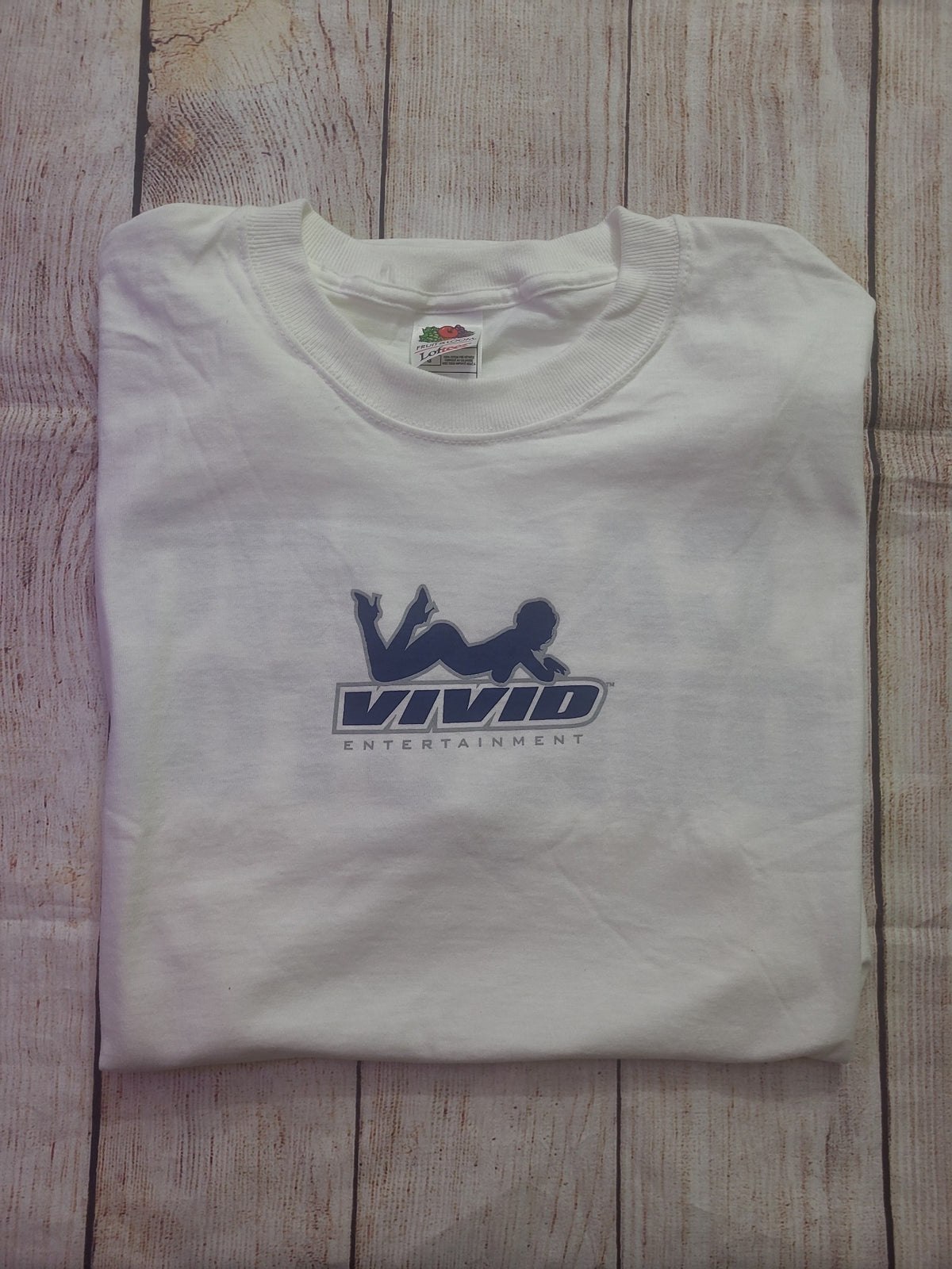 Vtg Vivid Entertainment P0rn Star Casting Director tee shirt y2k