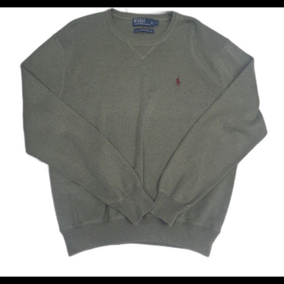 Vtg Polo Sweater Ralph Lauren Cotton Crewneck