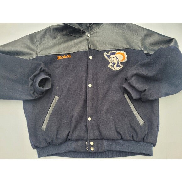 Vintage Virginia Cavaliers Hooded Varsity  Jacket