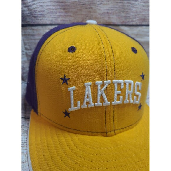 Vtg New Era Los Angeles Lakers Fitted hat