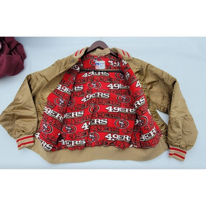Vintage San Francisco 49ers Satin Varsity Jacket Stahl Urban