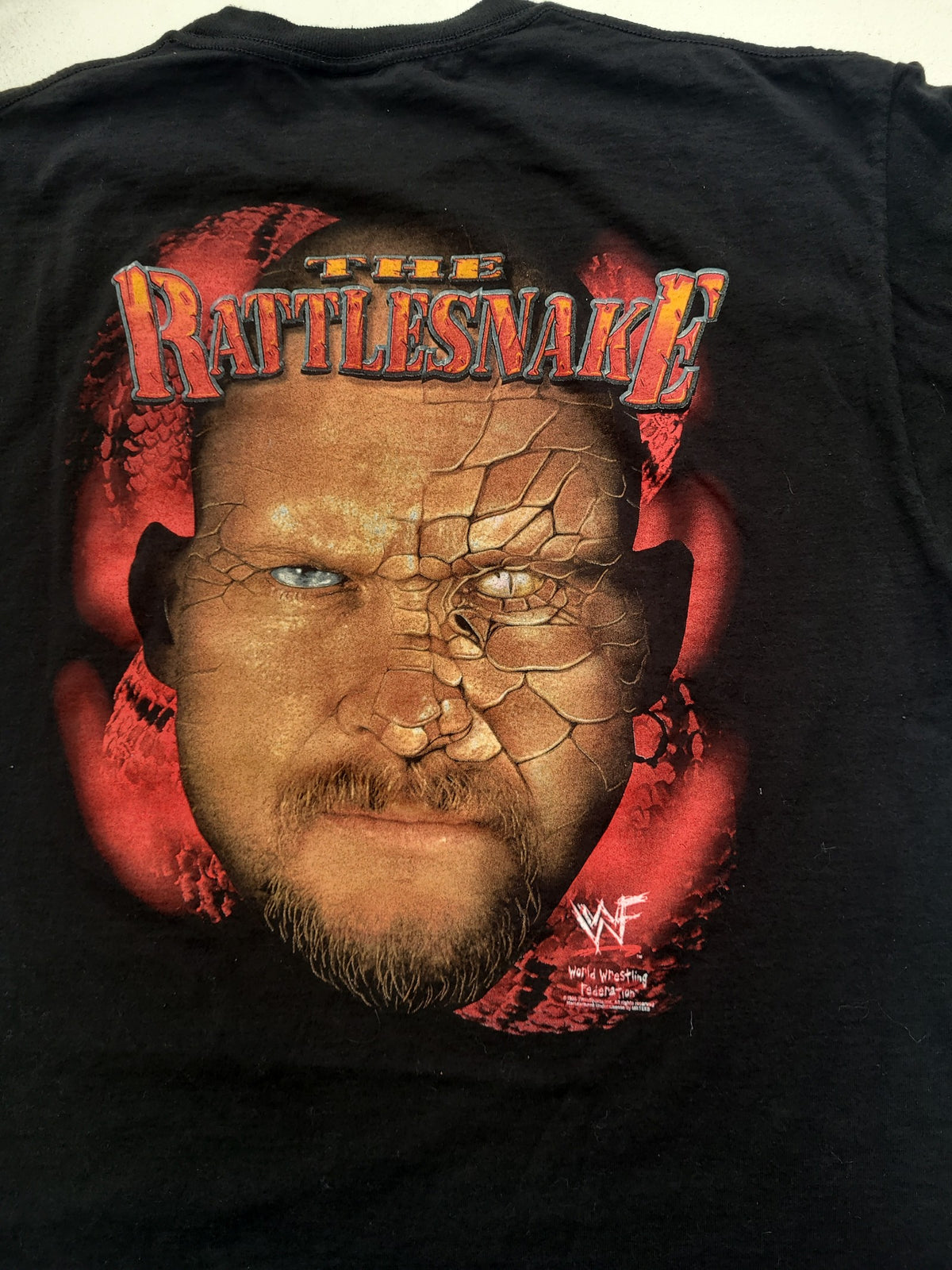 Vintage Stone Cold Steve Austin Rattlesnake Wrestling shirt WwF