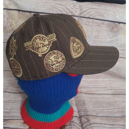 Vintage New Era New York Yankees Wool AOP  Patches Fitted Hat 7 1/4