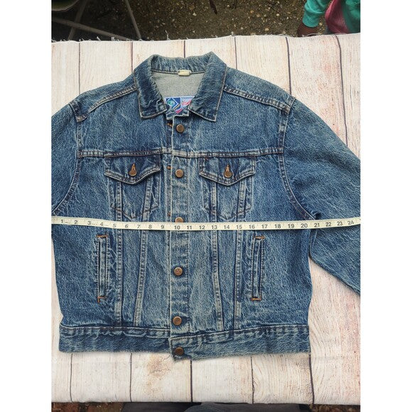 Vintage 80s Chic Denim Jacket Made in USA