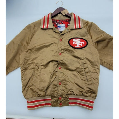 Vintage San Francisco 49ers Satin Varsity Jacket Stahl Urban