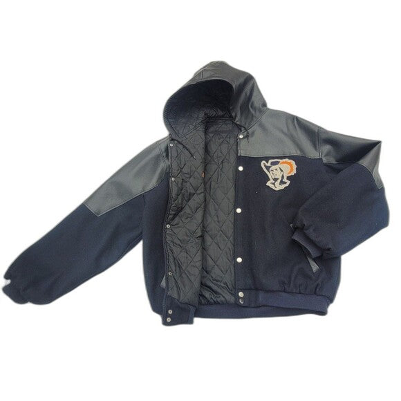 Vintage Virginia Cavaliers Hooded Varsity  Jacket