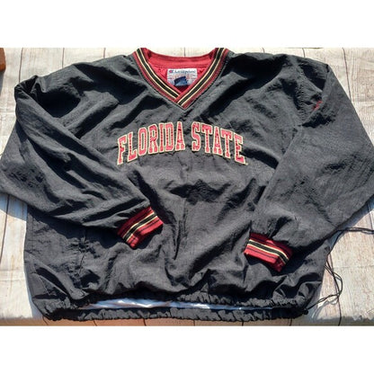 Vintage Champion Florida State Pullover long sleeve Windbreaker