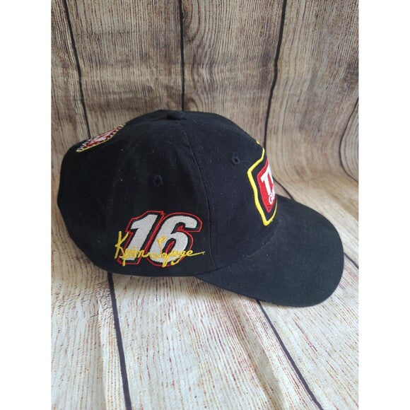 Vtg Nascar TV guide  snapback hat #16 Kevin Lepage 1999 2000
