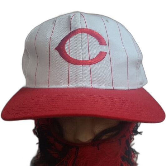 Vintage Cincinnati Reds Pinstripe Starter Hat