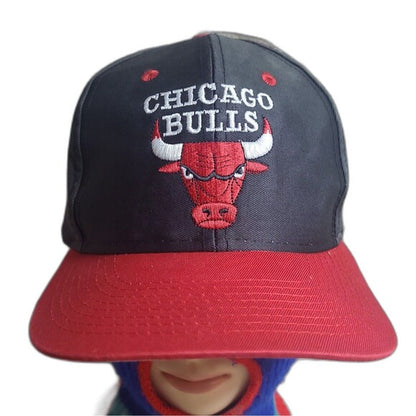 Vtg 90s NBA Chicago Bulls Snapback Hat Jordan