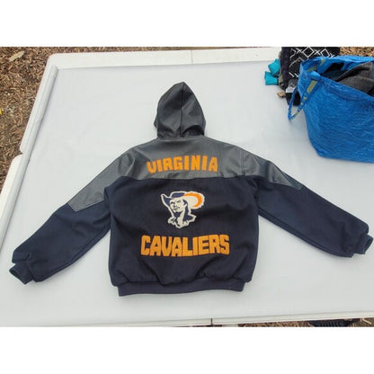 Vintage Virginia Cavaliers Hooded Varsity  Jacket