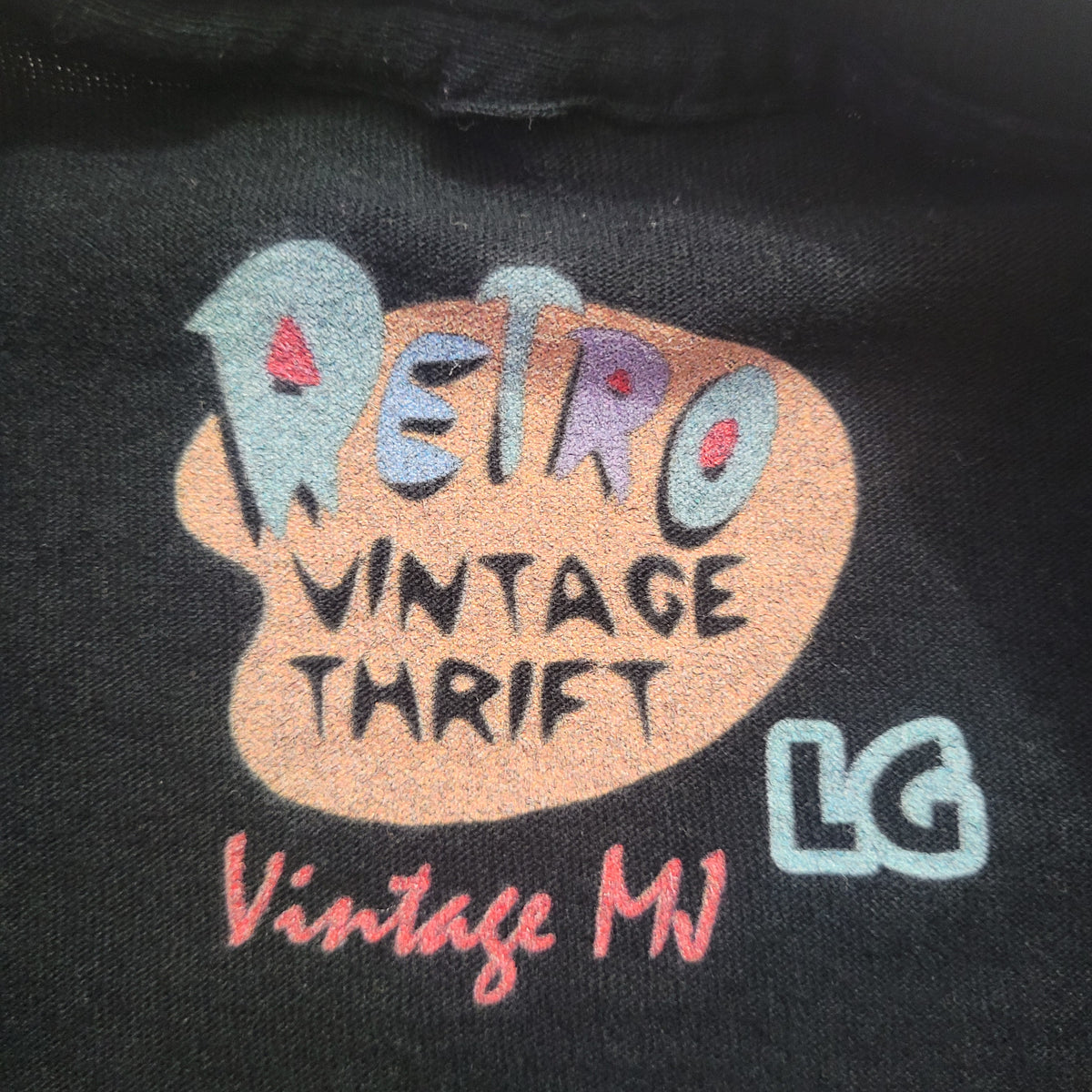 Retro Vintage Thrift label on Virginia is for Legends A.I. shirt The Answer by Black Owned Thrift