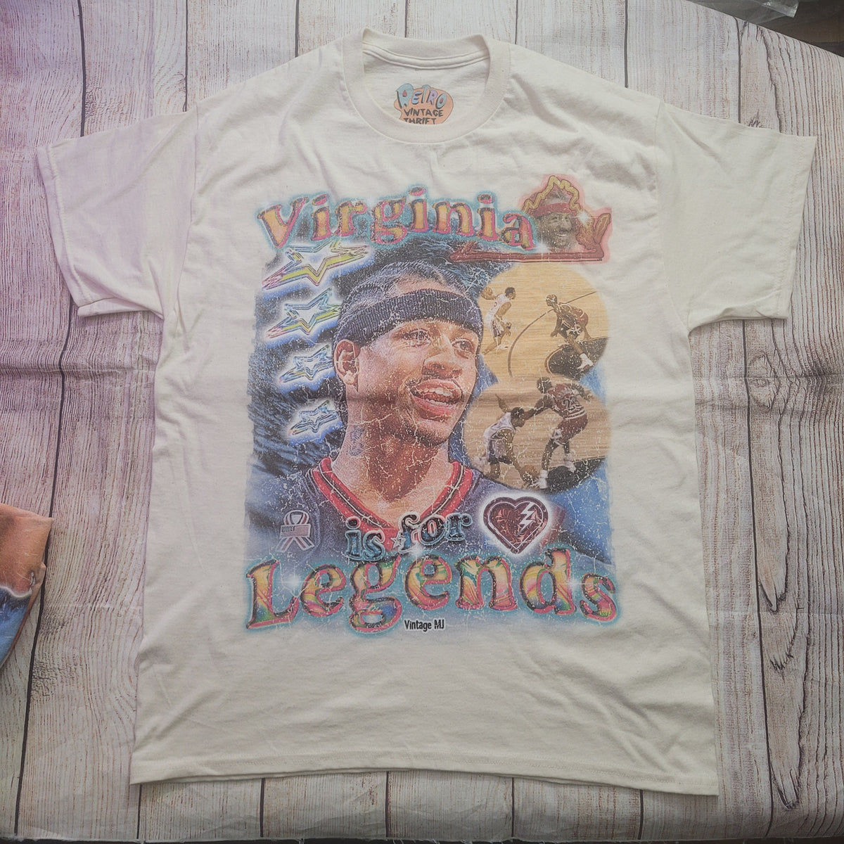 Virginia is for Legends A.I. shirt The Answer vintage style graphic tee from Black Owned Thrift