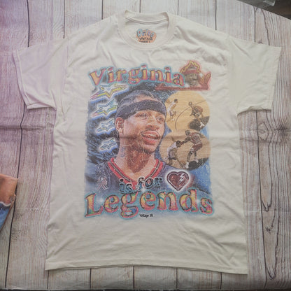 Virginia is for Legends A.I. shirt The Answer vintage style graphic tee from Black Owned Thrift